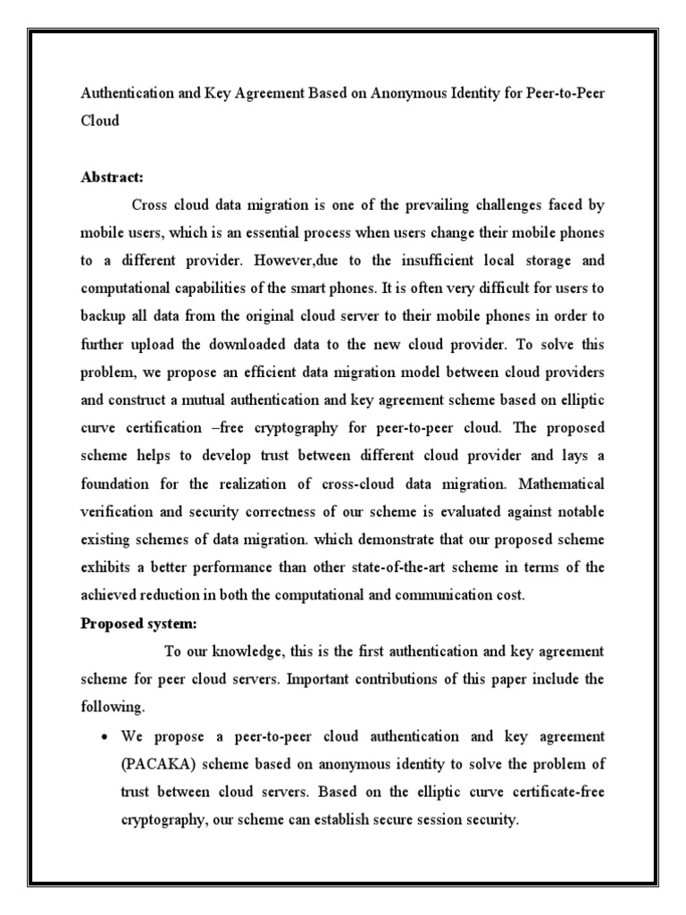Authentication and Key Agreement Based On Anonymous Identity For Peer ...
