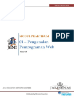 CMPJ3 - 01 Pengenalan Pemrograman Web