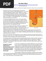 Effort Effect Stanford 2007