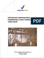 Petunjuk Operasional Penerapan CPOB 2006