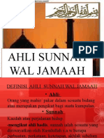 Ahli Sunnah Wal Jamaah-Yusra Syazana-M10E