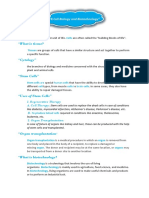 "What Is Cell?: "8.cell Biology and Biotechnology"