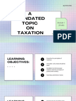 A Mandated Taxation