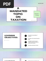 A Mandated Taxation