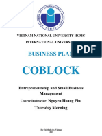 Business Plan: Coblock