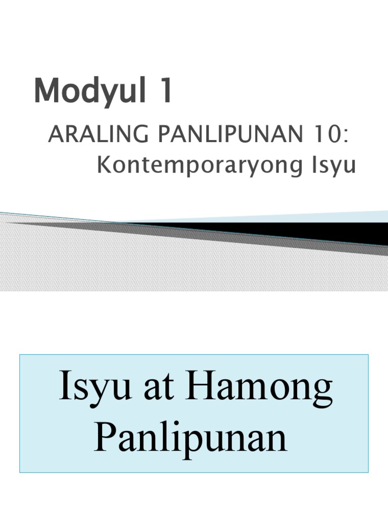 Modyul 1 | PDF