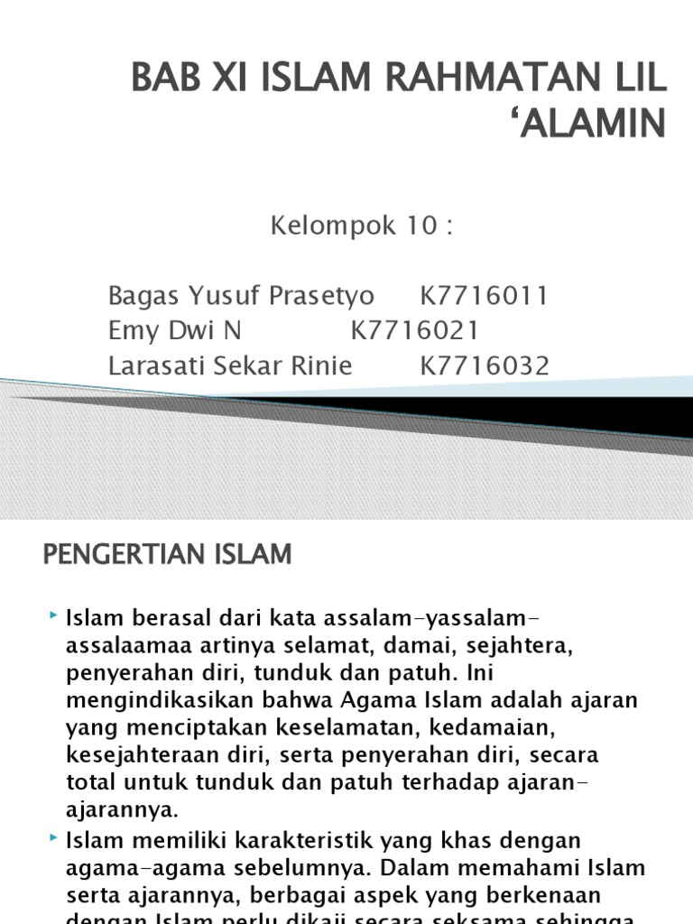 Agama Bab 11 Islam Rahmatan Lil Alamin Pdf