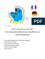 DMA-scriptie - Fleur Daemen 0304409 - Nederlands Als Tweede Taal en Meertaligheid