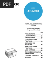 Download Manual Sharp Ar-m201 by jvraliss SN53411908 doc pdf