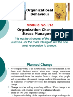 Organizational Behavior (Stress Management)