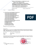 14 September 2021 Surat Dispensasi Kuliah PKP2 Selasa