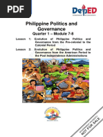Philippine Politics and Governance: Quarter 1 - Module 1 | PDF ...