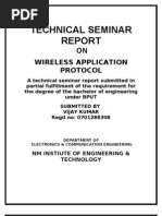 Technical Seminar Report On Wireless Application Protocol