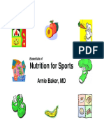 Essentials of Nutrition for Sports