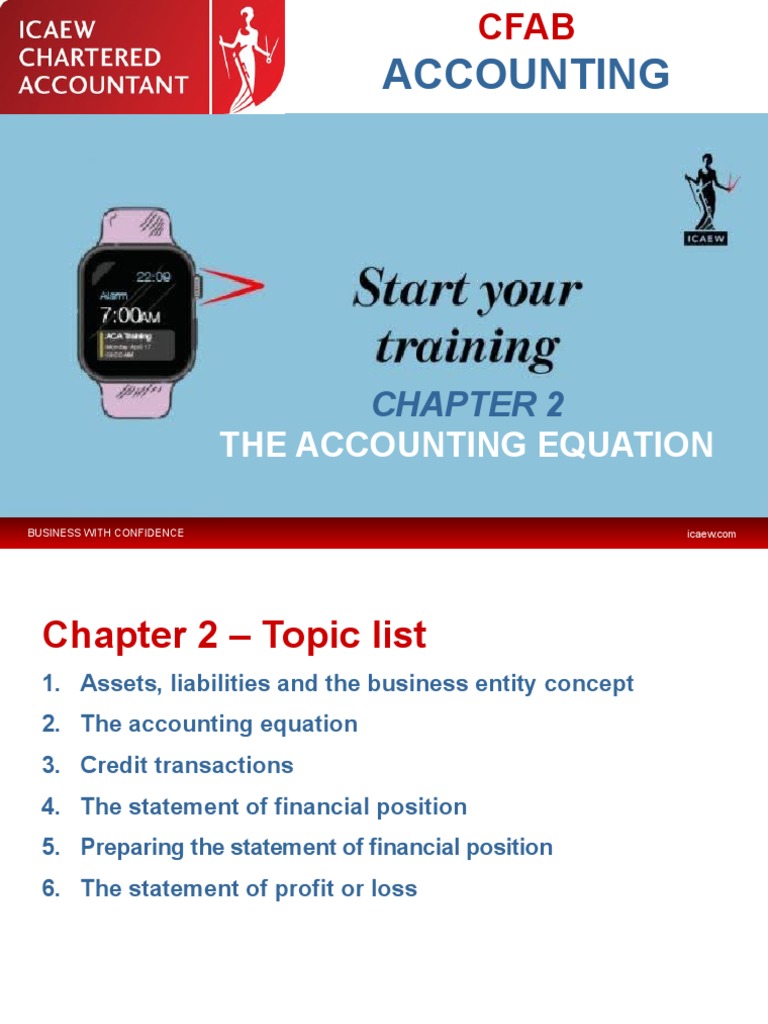 ICAEW - Accounting 2020 - Chap 2 | PDF | Balance Sheet | Expense