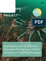 Myanmar Ocean Project: Abandoned, Lost or Otherwise Discarded Fishing Gear (ALDFG) in Myanmar's Myeik Archipelago