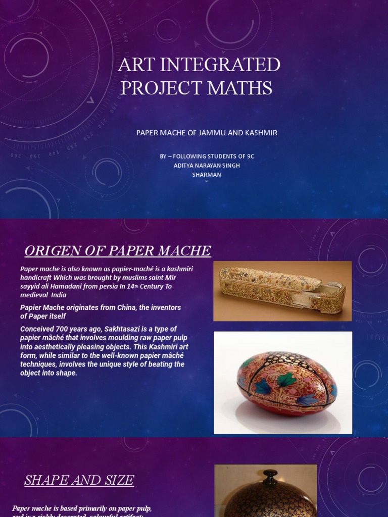 Paper Mache Art Project in Kashmir | PDF