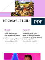 Divisions of Literature