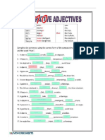 10a - Comparative Adjectives - Worksheet - Icmg