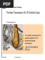 ZF EcoFluid M: High-Performance Fluid | PDF | Transmission (Mechanics ...