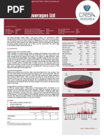 Tata Global Beverages LTD: Key Financial Indicators