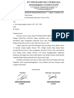 ACC Finish Surat Penawaran PT Primarindo Persada OPC