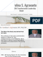 Dr. Carolina S. Agravante: The CASAGRA Transformative Leadership Model