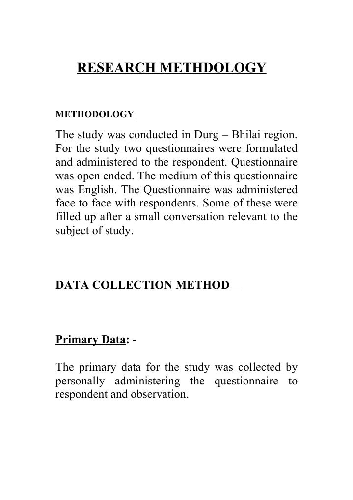 Research Methology | PDF