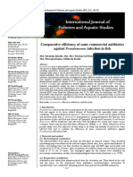 Comparative Efficiency of Some Commercial Antibiotics Against Pseudomonas Infection in Fish