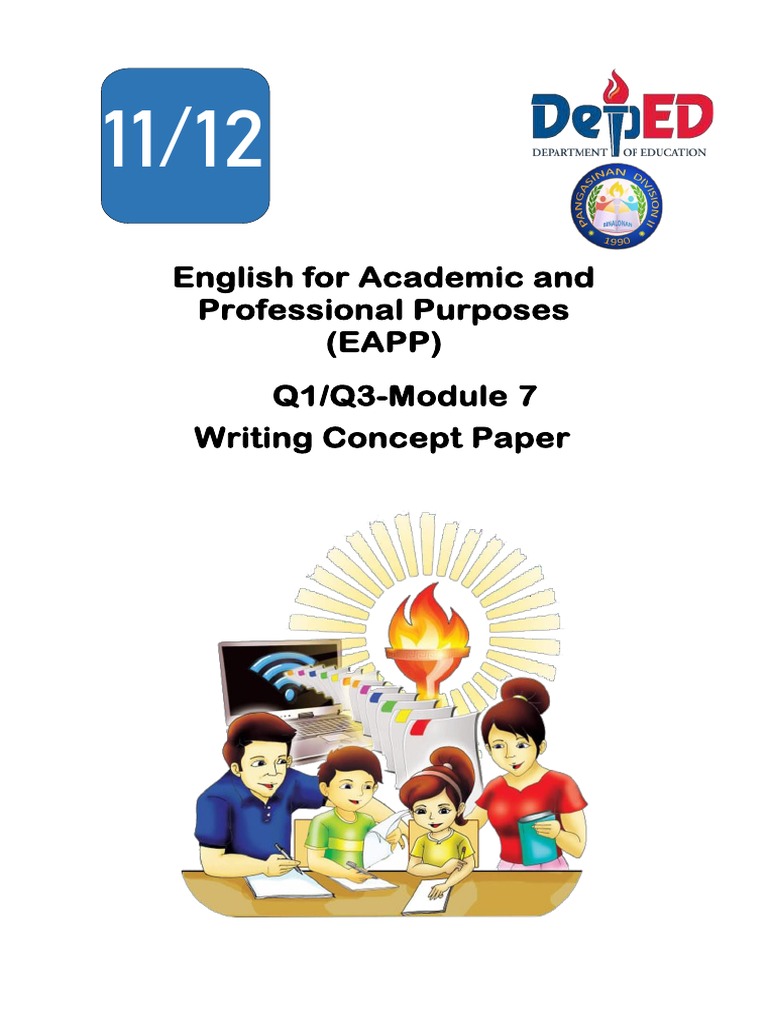 EAPP Module 7: Writing a Concept Paper | PDF | Concept | Competitive ...