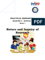 Nature and Inquiry of Research: Grade