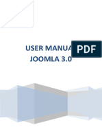User Manual Joomla 3.0