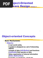 Object-Oriented Software Design: (Lecture 7)