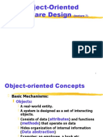 Object-Oriented Software Design: (Lecture 7)