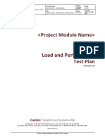 Load Test Plan: <Module Name> documentation