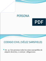 Persona Comienzo Capacidad