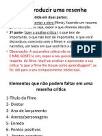 Produção de Resenha