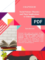 Social Science Theories and Their Implications To Education