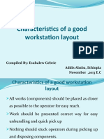 Workstation Layout Characteristics