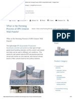What Is The Forming Process of EPS Cement Wall Panels - Hongfa Panel