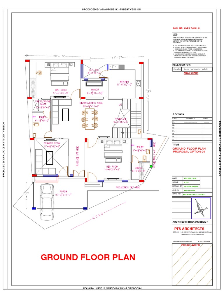 Ground Floor Plan | PDF | Economic Sectors | Autodesk