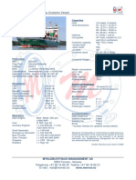 MV "Andrea": Sietas Type 168a-Open Top Container Vessel