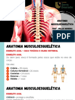 Aula 2 Esqueleto Axial - Caixa Torácica e Coluna Vertebral