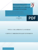 Articulo 8 y 9 de La Constitucion Politica Del Peru