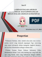 Etika Bidan Dalam Asuhan Komunitas Dan Kewenangan Bidan (Bu Shinta)