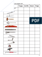 4) Exercice:: Outils Traäage Contråle Mesure Frappe