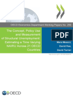 The Concept, Policy Use and Measurement of Structural Unemployment: Estimating A Time Varying NAIRU Across 21 OECD Countries