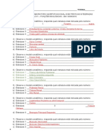 Avaliação Prática Manhã (Com Gabarito)- 14-09-2016