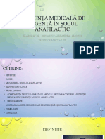 Asistenţa Medicală de Urgenţă În Şocul Anafilactic