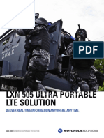 Deliver Real-Time Information Anywhere. Anytime.: Data Sheet LXN 505 Ultra Portable Lte Solution